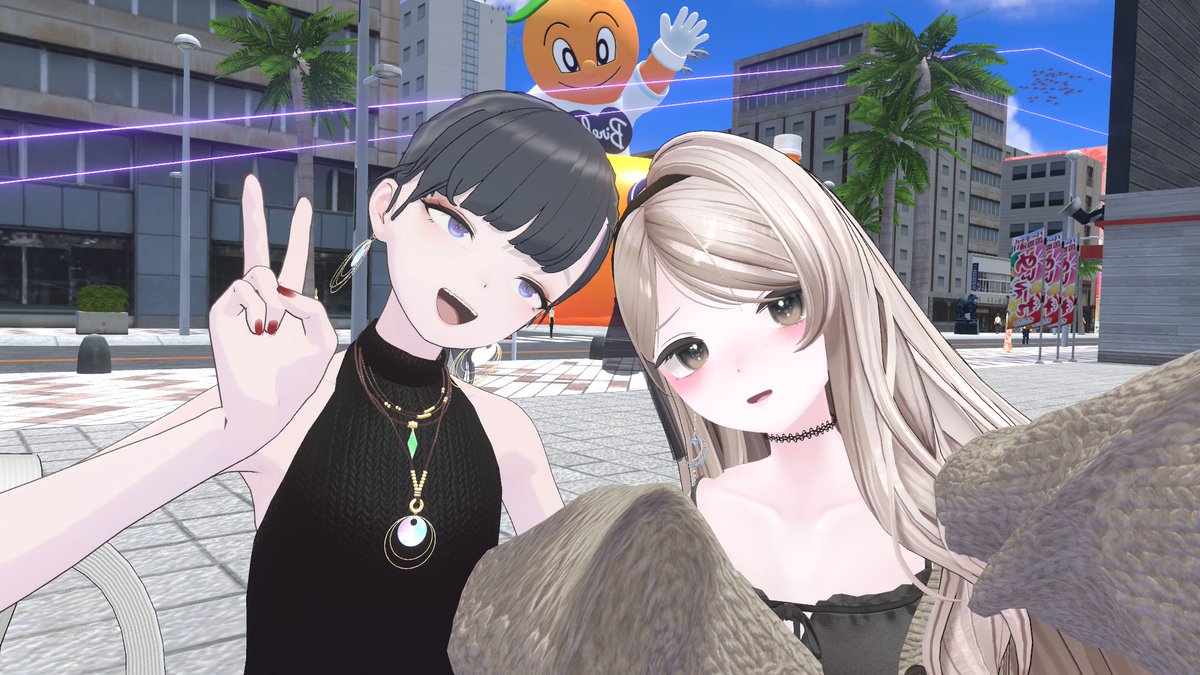 おはようラジオ体操（嘘）
これは寝顔と起きてるのをパシャリ
あとカンニヤークマリ
#VRChat