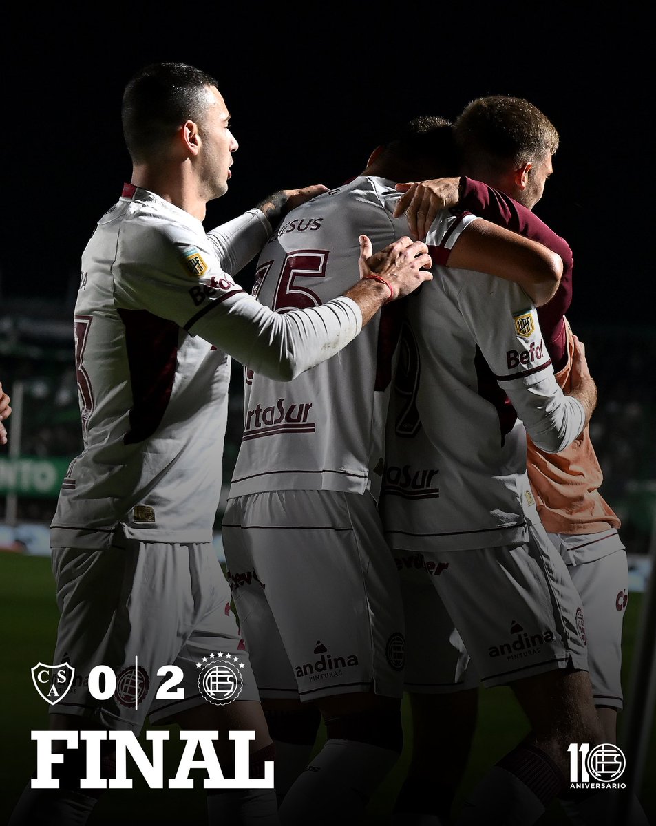 clublanus's tweet image. VAMOS LANÚS CARAJO 🇱🇻 Sarmiento 0-2 Lanús
⚽️ Rodrigo Castillo x2
🏆 LPF - Clausura 2025
📌 3ª fecha
🔜 Huracán - Copa Argentina 2025
#JuegaLanús