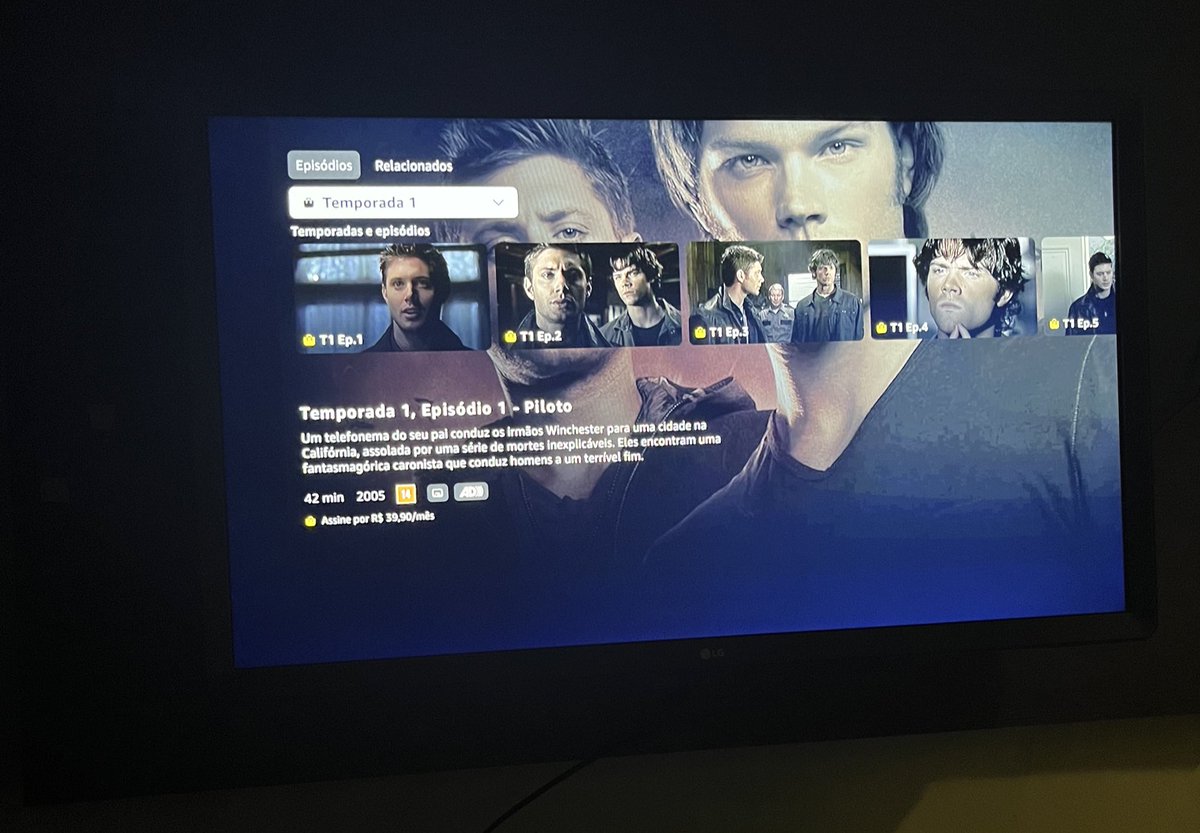 P4LGRIMES's tweet photo. gente?? agora pra assistir supernatural na prime tem que assinar a HBO, to sem acreditar mds, só a 12º temporada que tá disponibilizada https://t.co/tyhPj8S2Q4