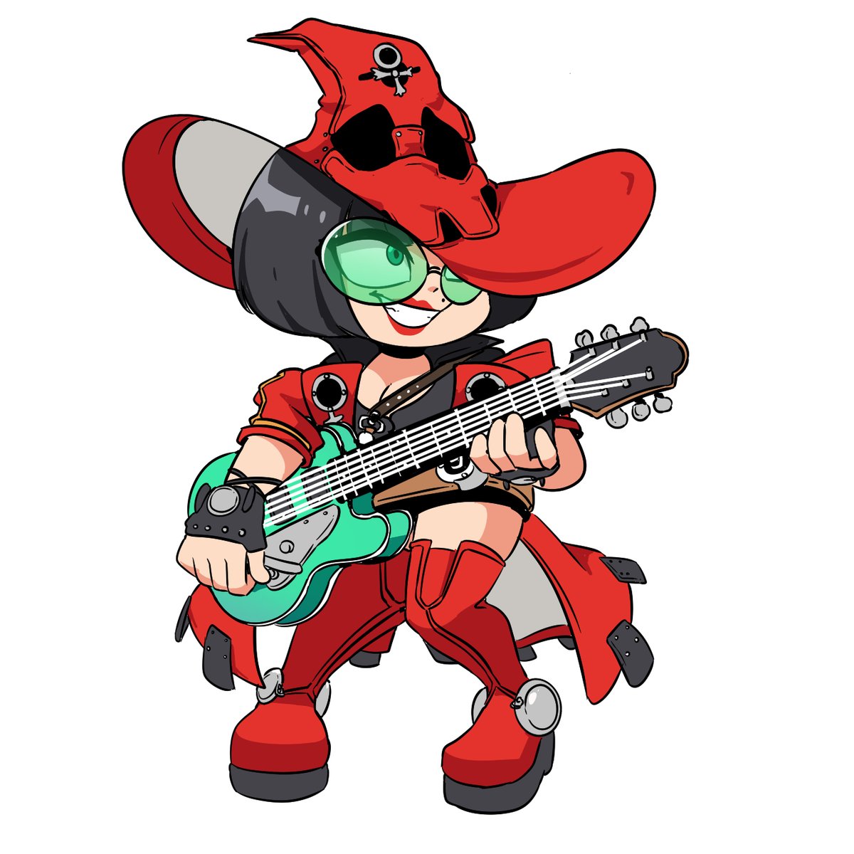 HairoElCroto's tweet image. ~unos chibis de i-no y de bridget para unos llaveros que hice 👀
