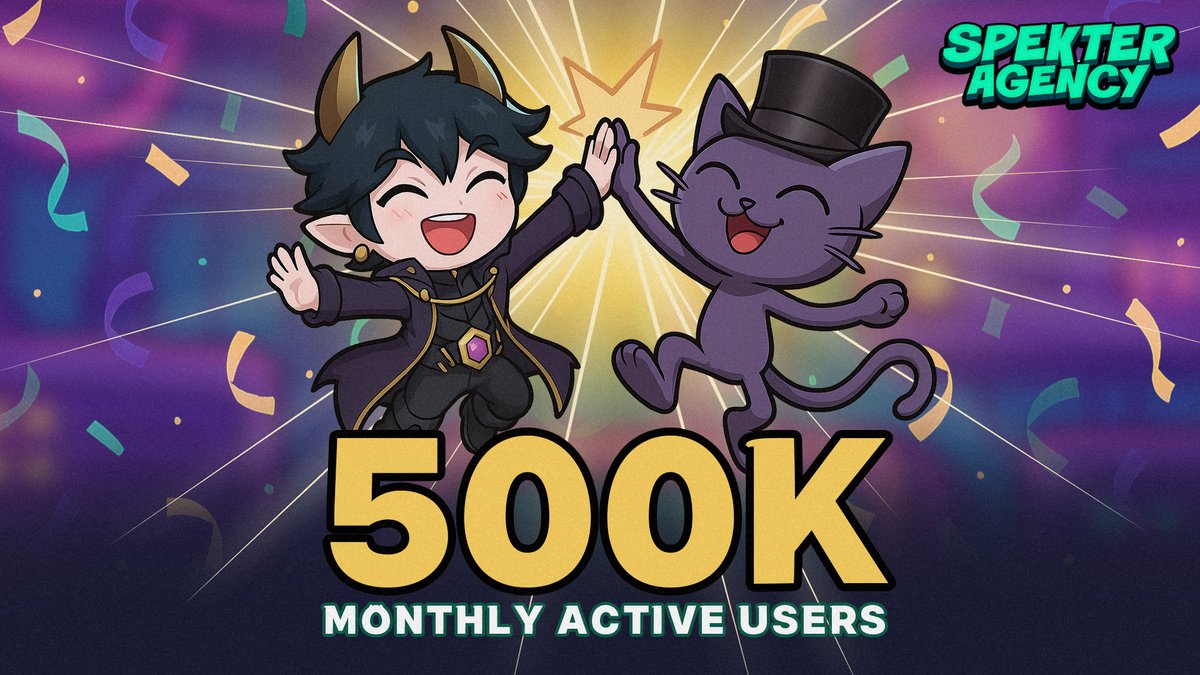 SpekterAgency's tweet image. 🌍 500,000 Agents Activated! 🌍
Spekter Agency has officially reached half a million monthly operatives—and it’s all thanks to YOU!
This moment? It’s a milestone. But we’re not slowing down. 🚀 We’re cooking up even more missions and mayhem to keep you on your toes.
😎 To…