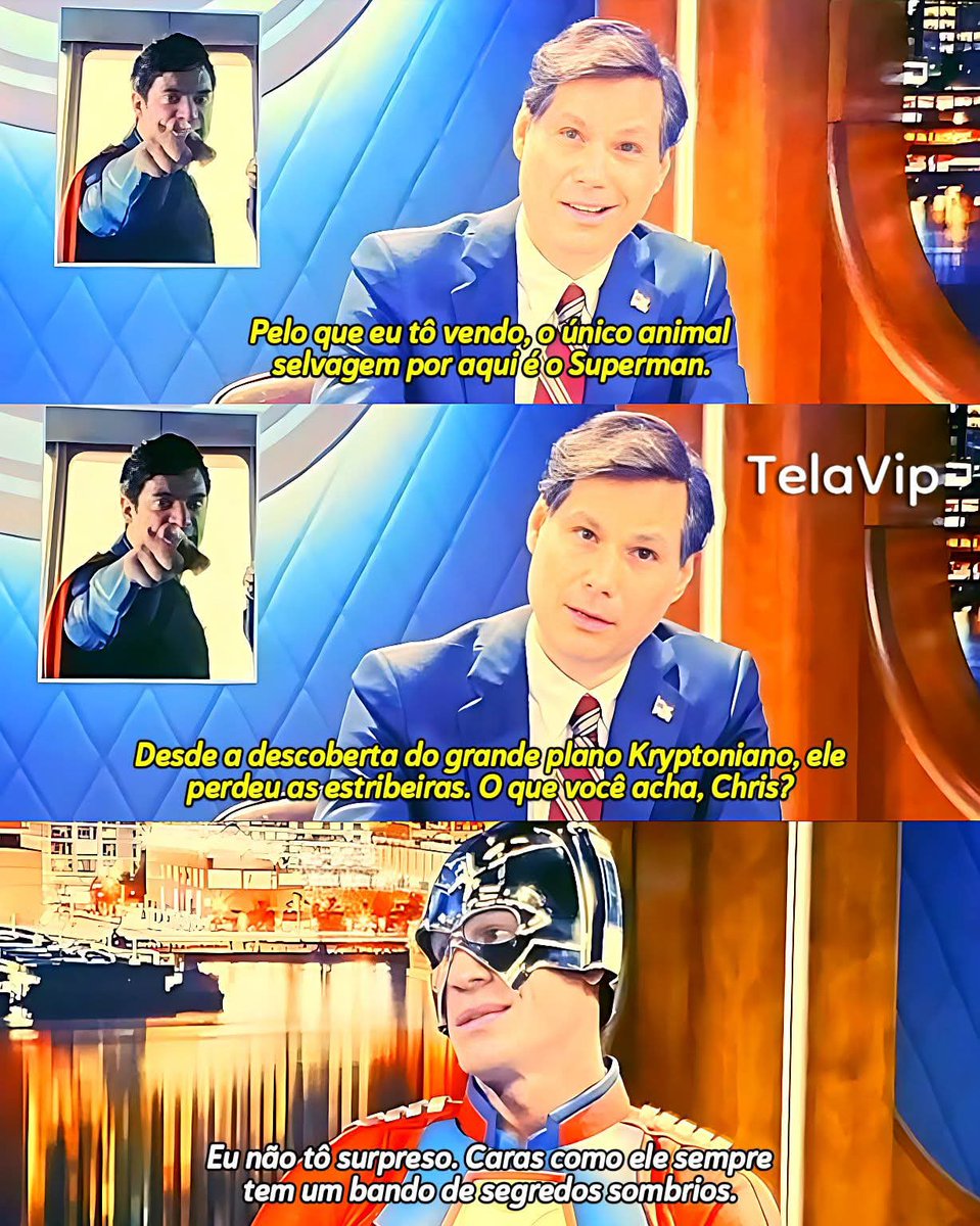 B3Geek's tweet image. Assisti Superman 4 vezes no cinema e se teve uma coisa que me surpreendeu foi que em TODAS elas, o público reagiu muito positivamente a aparição do Pacificador.
Eu não achava que o personagem já estava bem difundido assim, bom sinal pra um começo de construção desse universo.