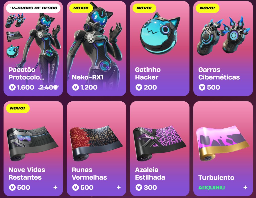 Kapirosco's tweet image. 🐈⬛ O novo Pacotão Protocolo M.I.A.U. já está disponível na Loja de Itens!
😽 Considere usar meu código *KAPIROSCO* ao adquiri-lo! #ad
🛒 Compre na Loja ou pelo Site: fortnite.com/item-shop/bund…