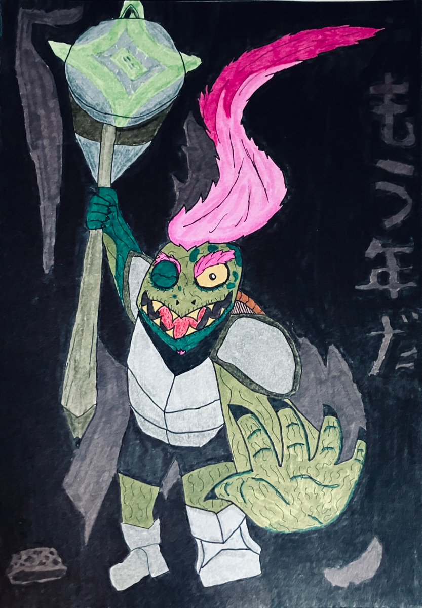 Stink046's tweet image. The hammer of justice
#deltarunefanart #deltarunechapter4 
#ImOld