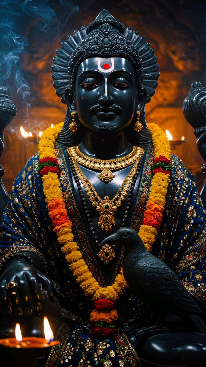 Naina__8's tweet image. ॐ नीलांजन्समाभासं रविपुत्रं यमाग्रजम्।
छायामार्तंडसम्भुतं तं नमामि शनैश्चरम्🚩
कर्म फल दाता श्री शनि देव की कृपा आप सभी पर सदैव बनी रहे!
‼️जय शनि देव ‼️
‼️ॐ शं शनैश्चराय नमः‼️
आप सभी का दिन शुभ मंगलमय हो 💐
#शुभ_प्रभात_वंदन 🌱💚✨🤗