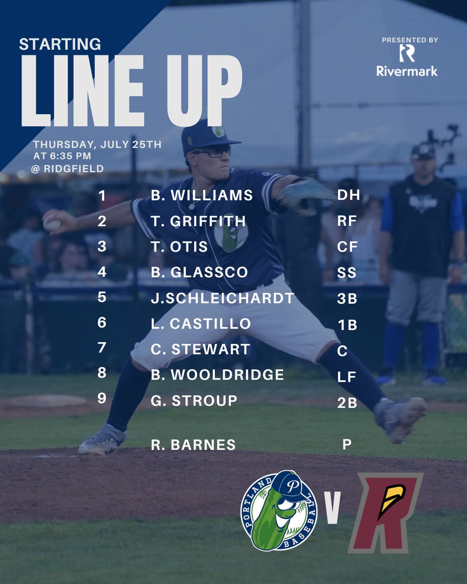 picklesbaseball's tweet image. The WCL Pickles are on the road!
The guys are heading North to take on the Ridgefield Raptors for game one of a three game series!
📍: RORC
⏰: 6:35 First Pitch
🎥: ridgefieldraptors.com/stream/
