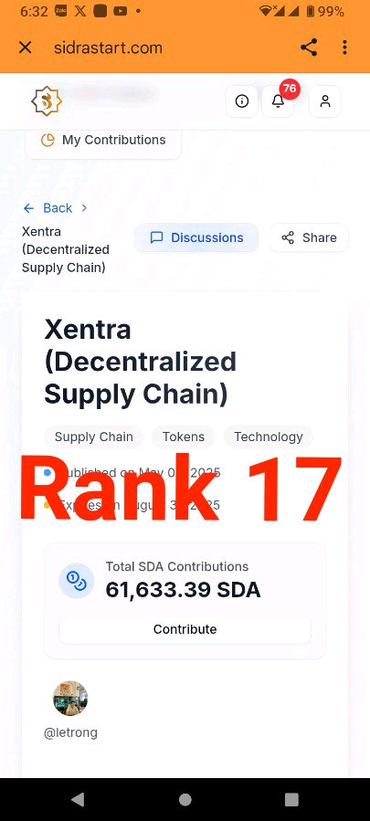 Hung369 (@hungnetwork) on Twitter photo ⭐⭐⭐ XENTRA ⭐⭐⭐
xentra project we build the operating roadmap to bring profit value to investors, the project ranked 17th and is the top. you should invest here.
🚀🚀🚀Investment link:
sidrastart.com/project/c47d22…
💪💪💪Reference link:
<a href="/letrongcrypto/">Strong</a> <a href="/PatriotQfsWeb/">Trump GESARA-NESARA Global 🇺🇲</a>
<a href="/IvankaNews_/">ᴺᵉʷˢ Ivanka Trump 🇺🇸🦅</a> ⭐⭐⭐ XENTRA ⭐⭐⭐
xentra project we build the operating roadmap to bring profit value to investors, the project ranked 17th and is the top. you should invest here.
🚀🚀🚀Investment link:
sidrastart.com/project/c47d22…
💪💪💪Reference link:
<a href="/letrongcrypto/">Strong</a> <a href="/PatriotQfsWeb/">Trump GESARA-NESARA Global 🇺🇲</a>
<a href="/IvankaNews_/">ᴺᵉʷˢ Ivanka Trump 🇺🇸🦅</a>