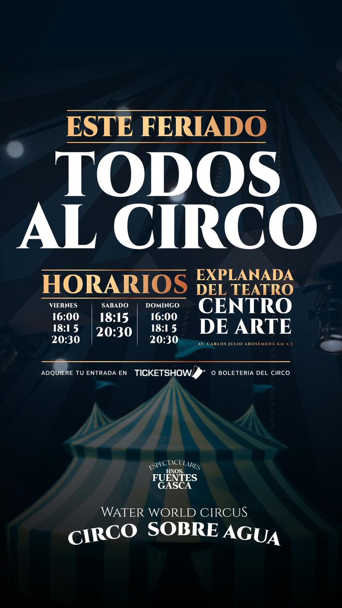 Diversión en familia por las fiestas de Guayaquil… Para TODO PÚBLICO