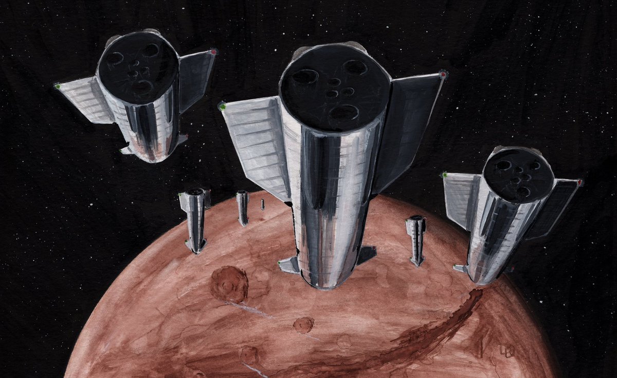 moonsteaders's tweet image. For new followers.
I post about space, concept art I draw, I ask for feedback on crazy optimistic ideas. I an a dad rising intrepid explorers.