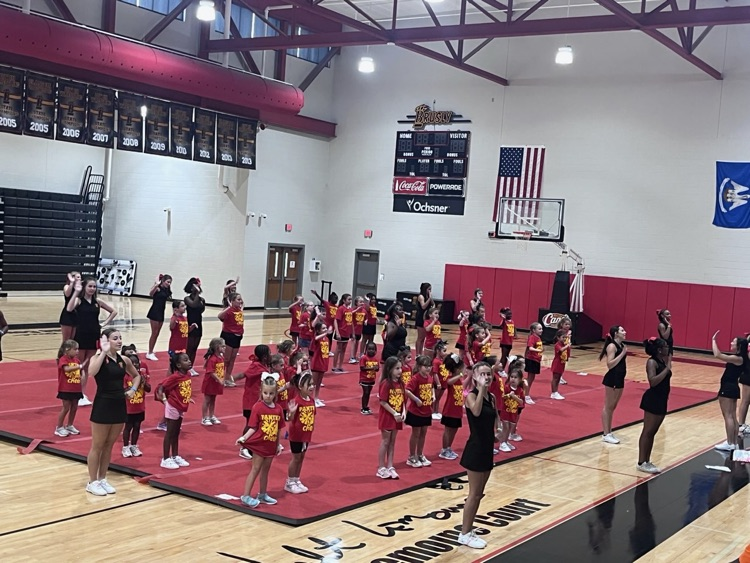 wbrpanthers's tweet image. Great day for our future BHS cheerleaders. Can't wait to have them perform at a home π game this year. Our current cheerleaders did a great job instructing & modelingπππ