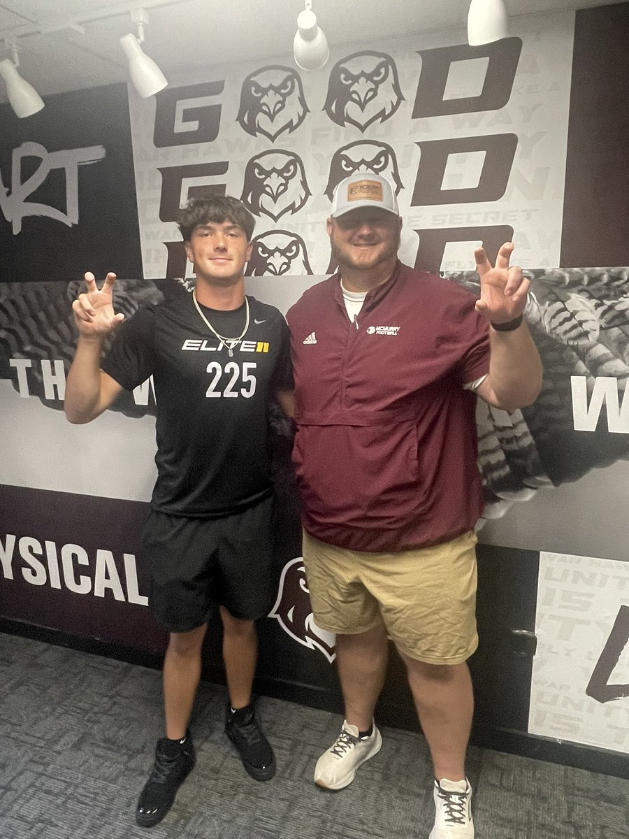 #AGTG After a great conversation with <a href="/CoachMNewby/">Matthew Newby</a> I am blessed to receive an offer from <a href="/McMURRYFOOTBALL/">McMURRY FOOTBALL</a> 

<a href="/CoachEReinhart/">Eli Reinhart</a> <a href="/txqb/">Brian Thiebaud</a> <a href="/Coach_ro2/">Coach Ro</a> <a href="/hippoathletics/">Hutto Hippo Athletics</a> <a href="/_EliteProspects/">🚨Elite Prospects🚨</a> <a href="/coach_pleasant/">Coach Pleasant</a> <a href="/CoachNealMcM/">JORDAN NEAL</a>