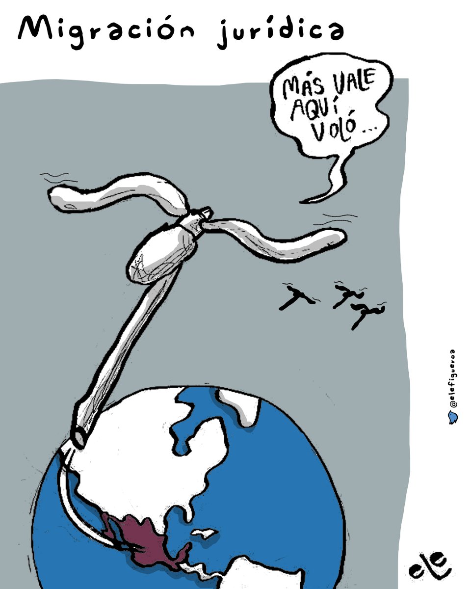 #Iberdrola no tendría por qué irse, hay #Certeza, dice la presidente

#Migración #Jurídica,  cartón de  <a href="/elefigueroa/">eLe</a>