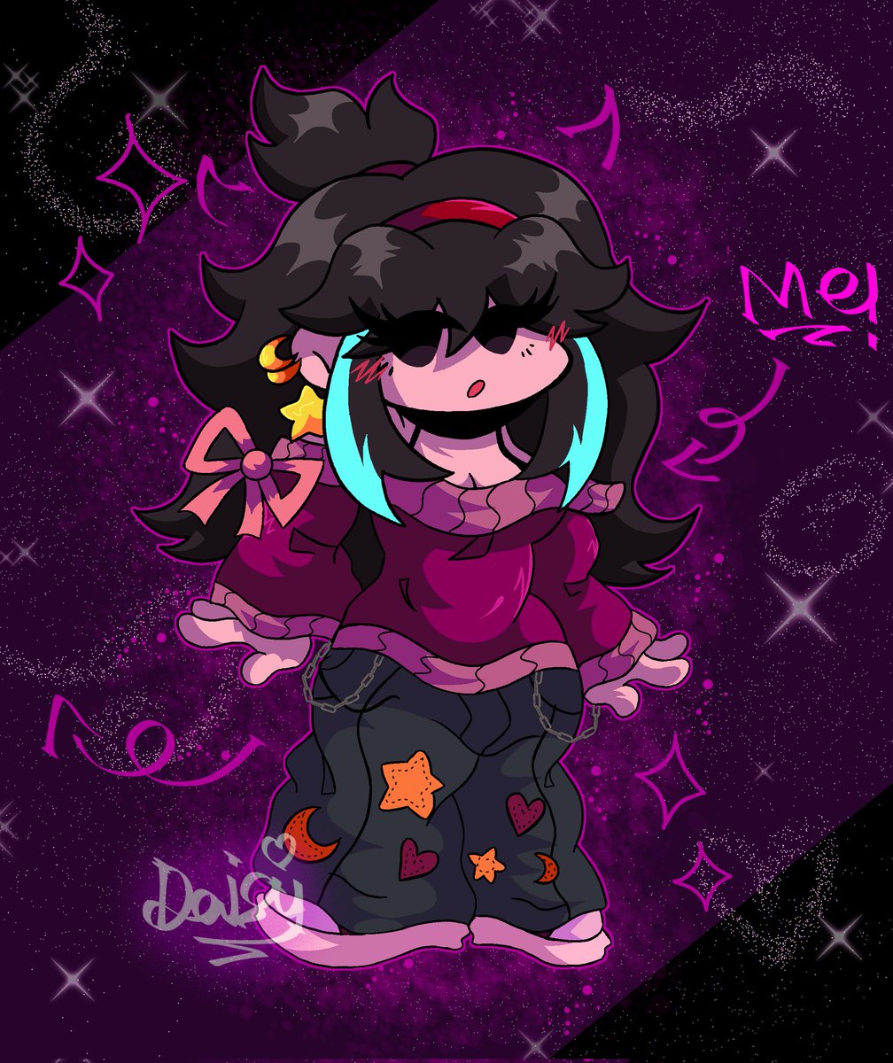 Daisystarmoon's tweet image. Dis is me‼️(ˊᗜˋ*)𓆩𖤐𓆪💜
(ᵂⁱᵗʰ ᵗⁱⁿʸ ʳᵉᵈᵉˢⁱᵍⁿ )
#FNF #Sona #ocart
