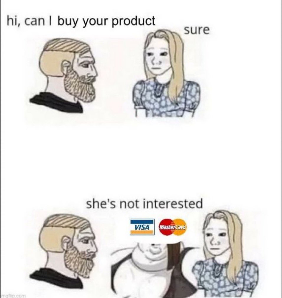 Rev_says_desu's tweet image. Payment processors are run by manipulative and corrupt weirdos. Glad people are waking up to this.