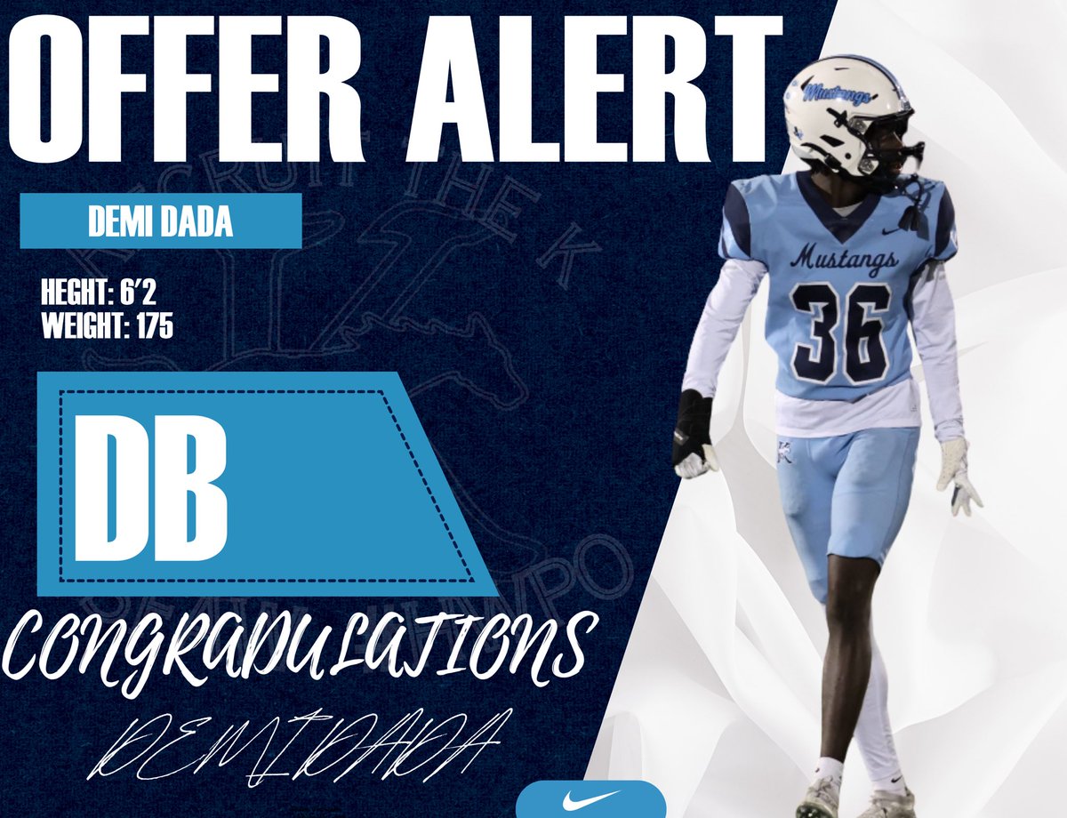 KHSMustangFBall's tweet image. Congratulations to @kk_dada1 on picking his 1st offer from @MajorsFootball
#SFAW #HWPO #NoExcuses #Believe #KingwoodALLIN #ReloadandRetool #WeWillWin