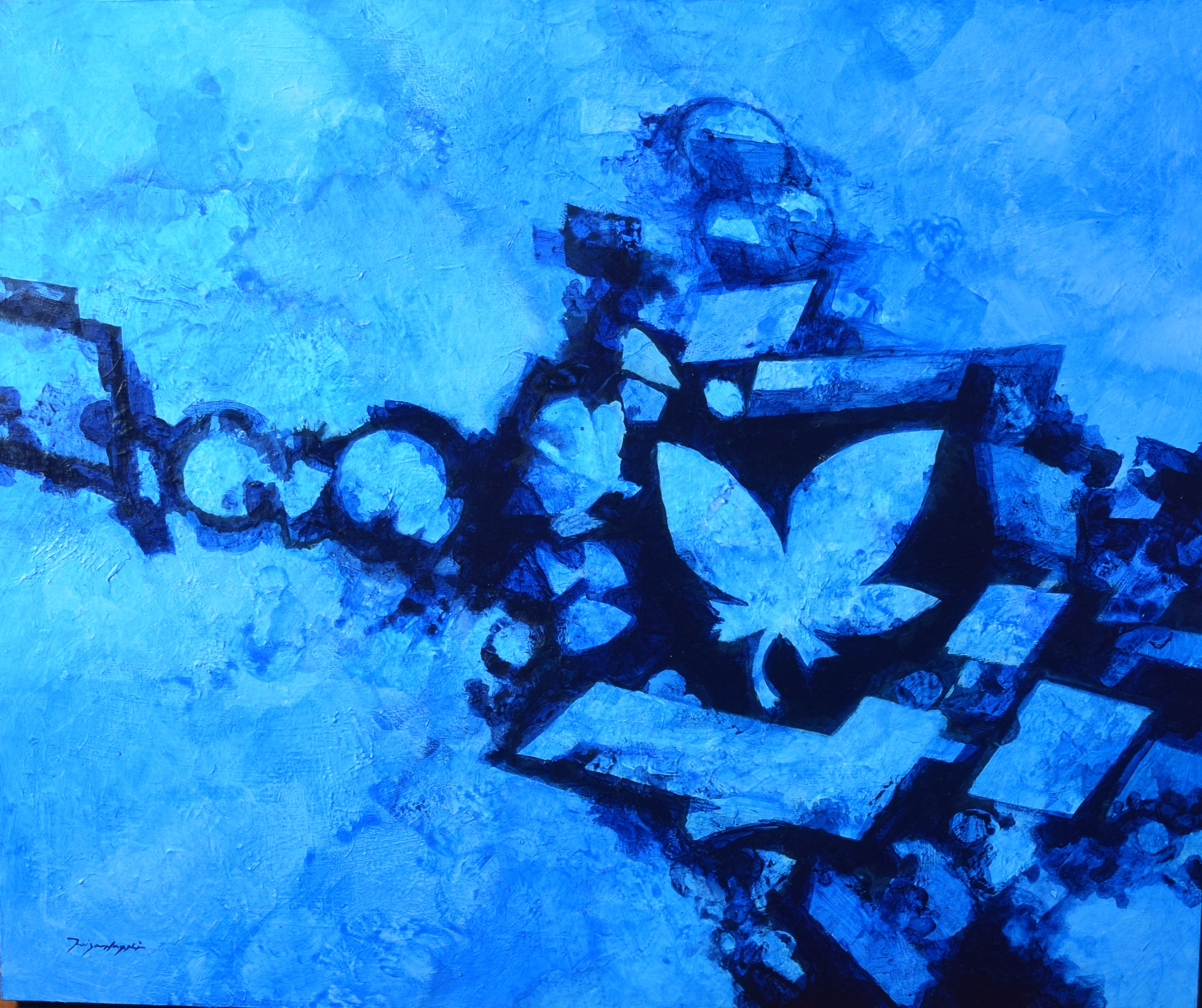 トランスフォーメーション　抽象絵画 交差する線、1923 | アートプリント