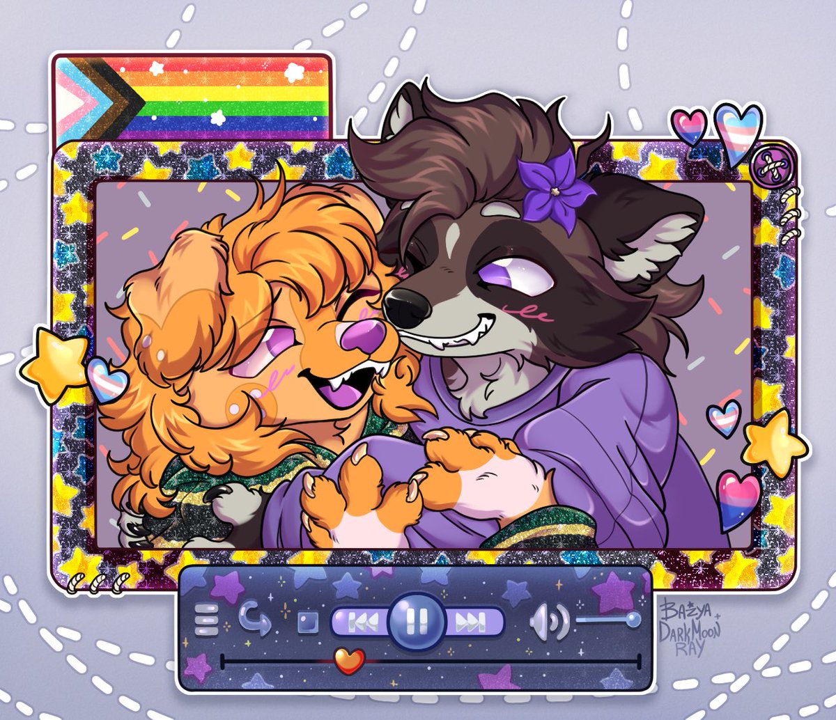 BazyaMorphine's tweet photo. Collab YCHs with DarkMoonRAY 💜
Still open btw ;3 https://t.co/YgYoYgs328