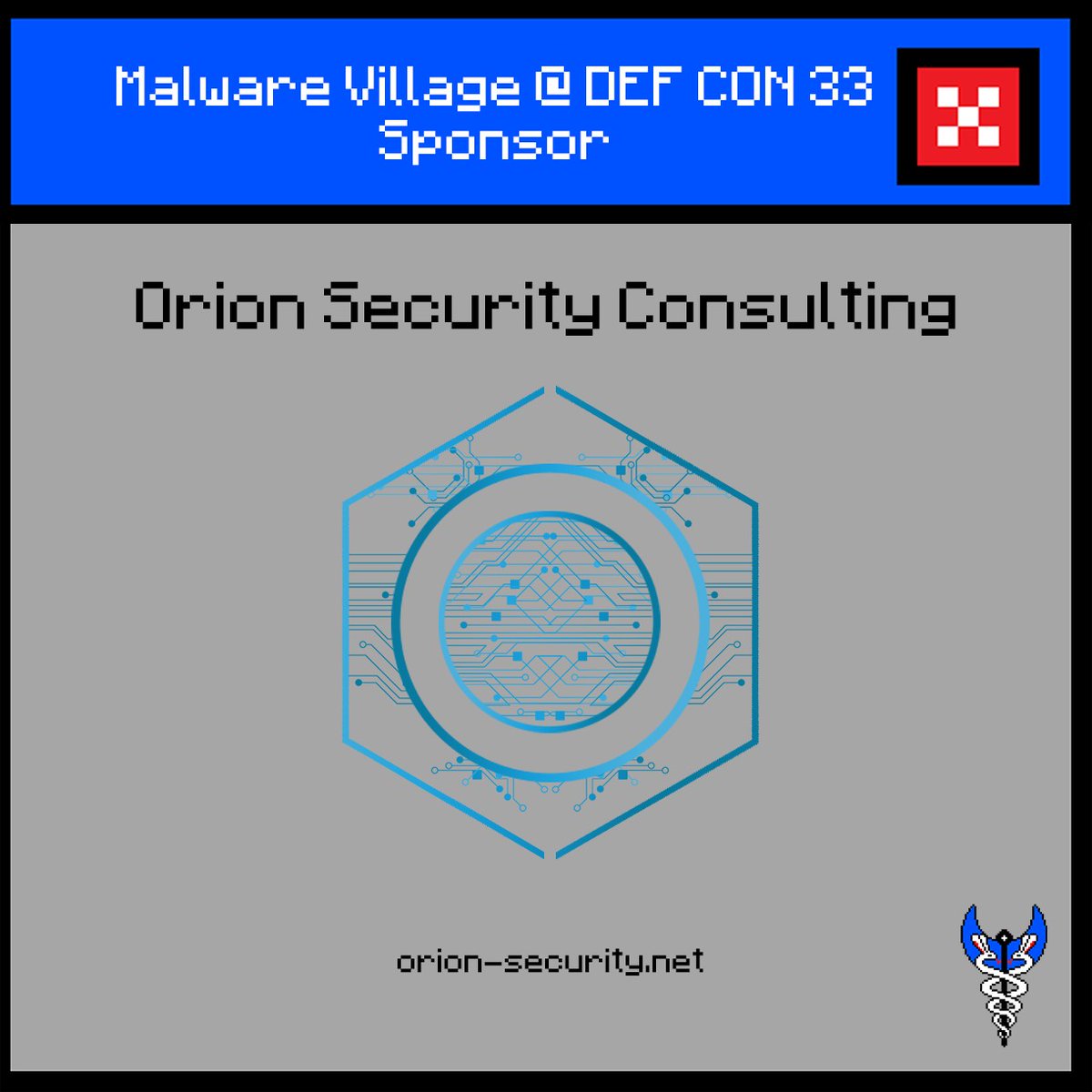 MalwareVillage's tweet image. Thank you Orion Security Consulting for being a Bronze sponsor for
@MalwareVillage
@DEFCON 33! 🙏
Interested in learning more about their company? Visit: orion-security.net
#MalwareVillage
#DC33