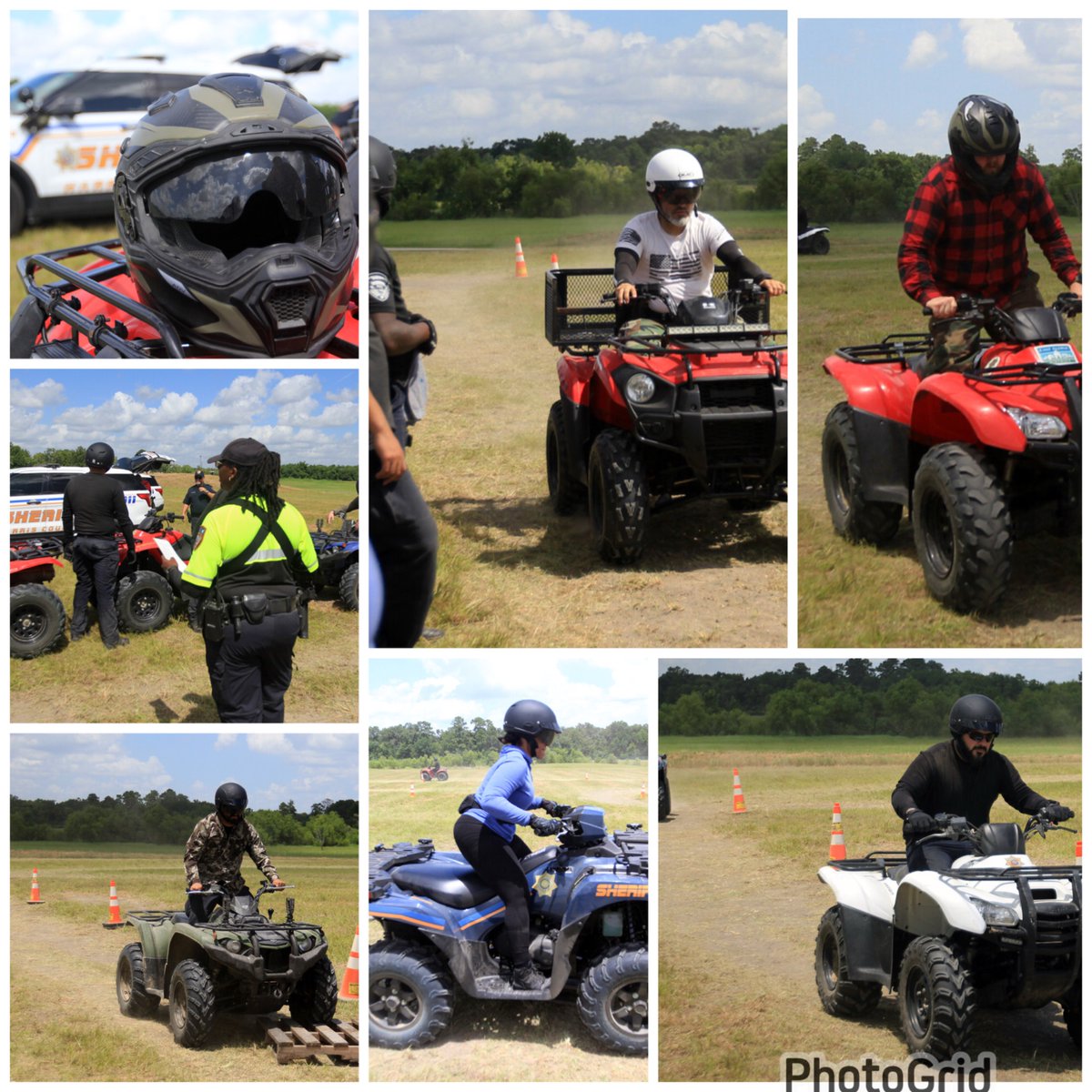 HCSO_Parks's tweet image. Helmet on, smiles ready, fun, friends, and four-wheelers roll into adventure# ATV Training #ATVAdventure #SquadReady #MudLife #TrailReady