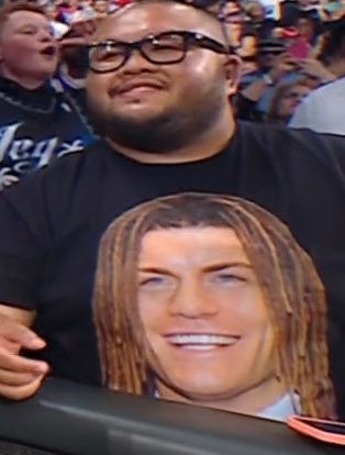 Ain’t no way bruh really printed that shirt of Cody Rhodes 😭😂😂 This is crazy  #SmackDown