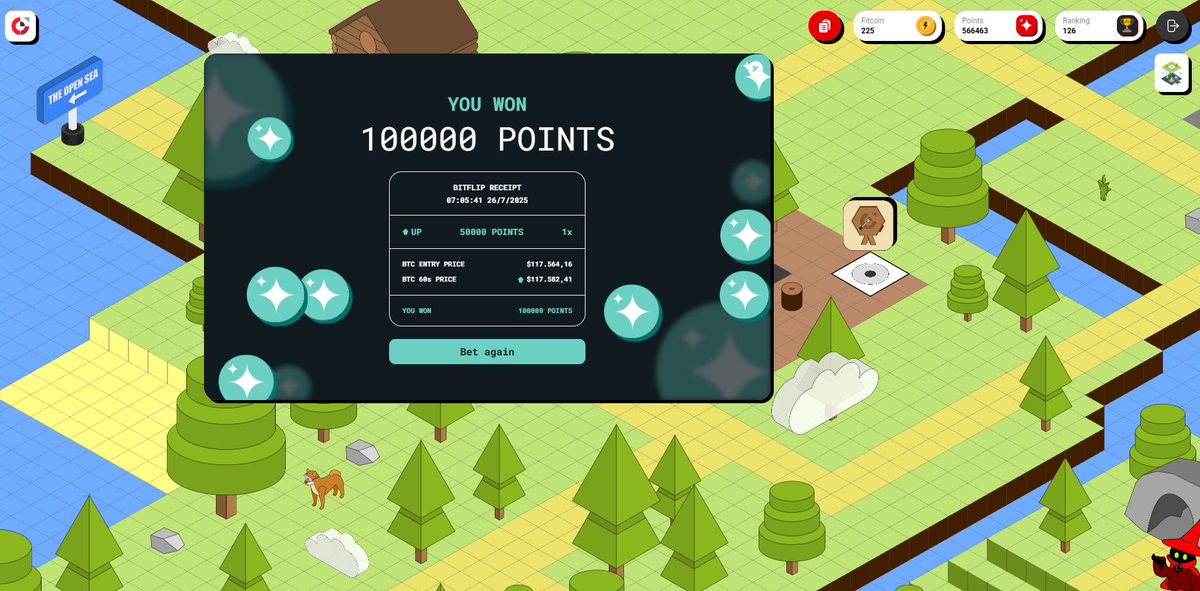 How to win 50k points with 0 Fitcoin on Bitflip???

Be decisive and wait for BTC to move, then bet. Those 15 seconds are your edge.

That’s my experience with Bitflip on the @Anoma testnet - DYOR.

I’m still grinding, stacking points, aiming for the top 100.

Now imagine an OS