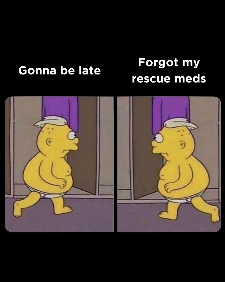 😅 If you know, you know. No matter how late you are — never leave home without your rescue meds. Treating a migraine attack early can help stop it from getting worse and shorten how long it lasts. What's the one thing you always double-check before heading out? Drop it below ⬇️