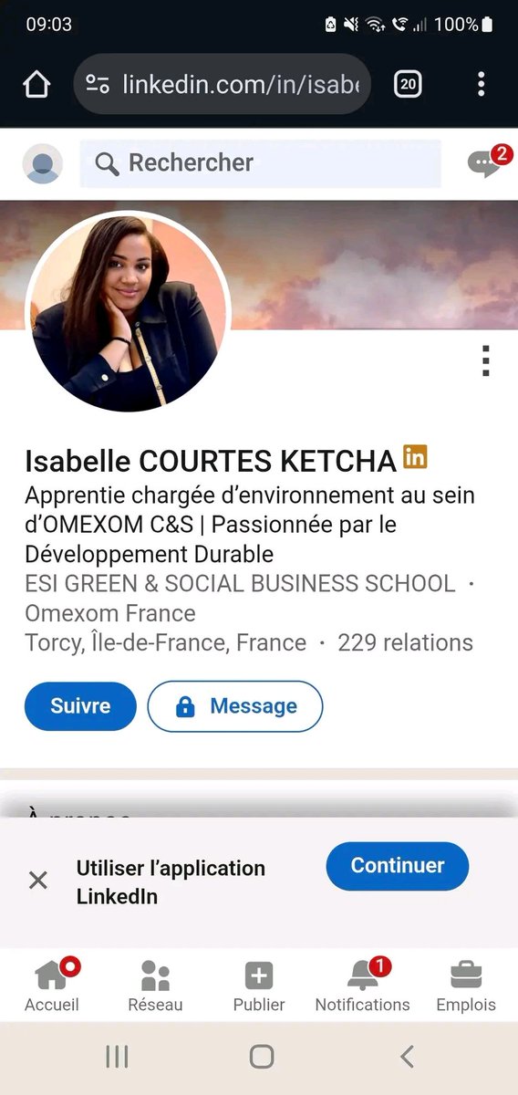 isiskemett's tweet image. PAULINE ISABELLE KETCHA COURTES
FILLE DE CÉLESTINE KETCHA COURTES
NOM D'ARTISTE : " IZZY"
L'EQUILIBRE!!!
Ça va ? J'espère que tu vas bien hein nous connaissons ou vous vivez et nous viendrons personnellement vous rendre visite pour donner un cadeau a maman
PAULINE ISABELLE…