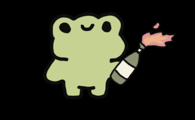 ADarkKnightt's tweet image. I drew this little sticker for discord lol.