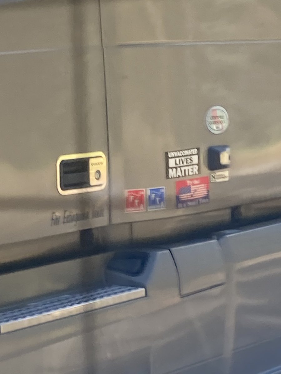 0pos_sum's tweet image. In another life, we were plastic skeletons on an unvaccinated truckers bumper.