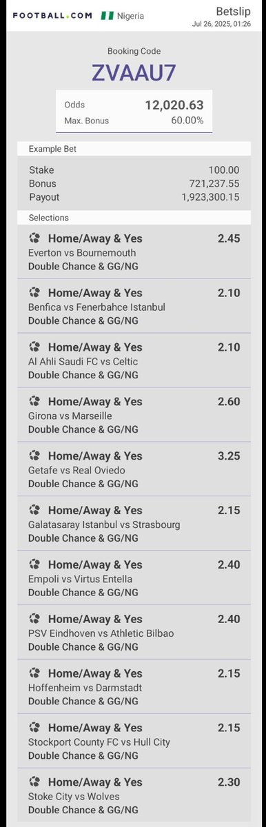 BOOKIESTING's tweet image. Today be fruitful 🏆✨