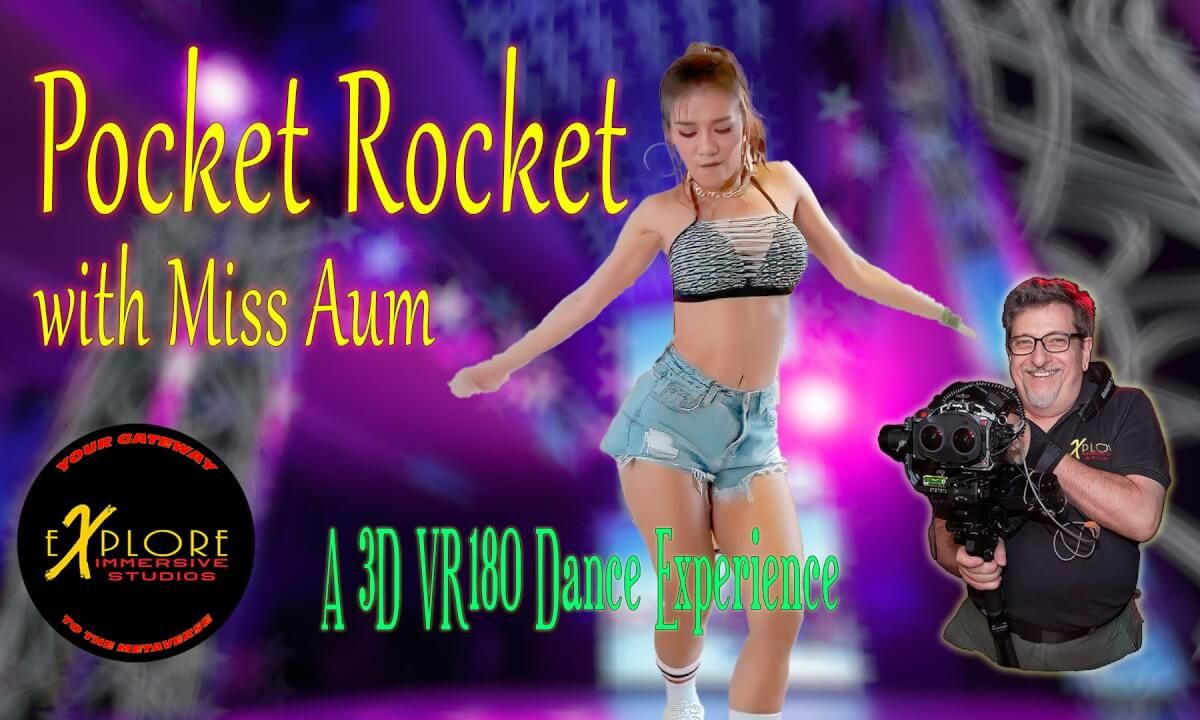 3dguytv's tweet image. Get ready to be drawn into a high-energy, immersive VR experience featuring the dynamic Miss Aum performing to the upbeat track “Pocket Rocket.” deovr.com/ksfafd