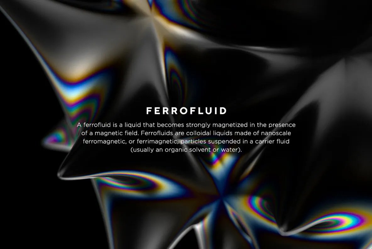 Ferrofluids are colloidal #liquids made of nanoscale particles suspended in a carrier fluid usually an organic solvent or water

be.net/gallery/159041…