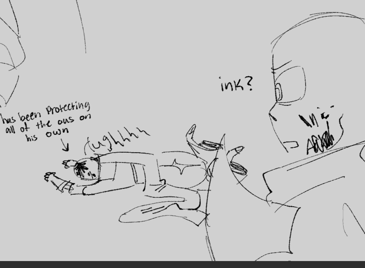 hraeesvelgr's tweet image. also this sketch i dont know what to do with. it was kind of just me figuring out what i wanted swap to look like