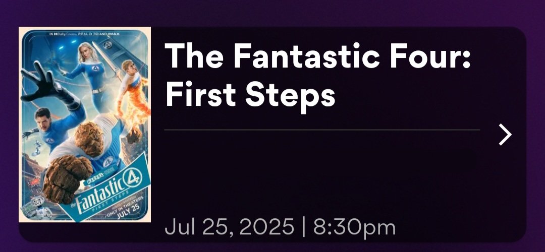 Now seated for Marvel Studios The Fantastic Four: First Steps (2025)! 4️⃣🎞 

#Marvel #FantasticFour #Fantastic4 #TheFantasticFourFirstSteps