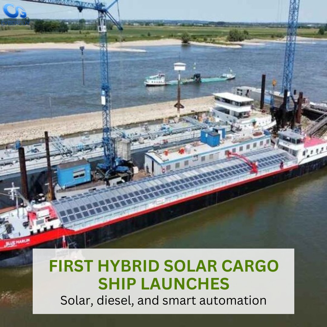 cyberguy's tweet image. Revolutionary solar cargo ship moves 3,430 tons using only sunlight, shaking up the entire shipping industry.
Learn more here: cyberguy.com/transportation…
#SolarPower #CargoShip