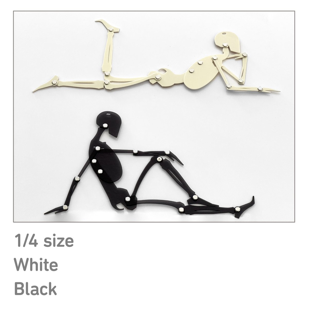 artanatomylab's tweet image. 骨格テンプレートの正面ブラックモデルが予約数に達しました!
ご注文どうもありがとうございます。再生産は部品の確保ができ次第となります。明日のワンフェスにも少量ですが持って行きます。anatomytutorials.booth.pm