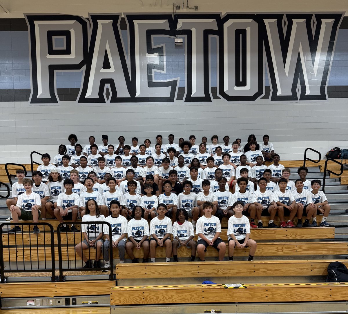 Paetow Football (@paetowfootball) on Twitter photo Panthers and Future Panthers showed up, locked in, and set the tone for the season! 💪🏽🐾 From the weight room to the turf, the energy was unmatched and the standard was raised. <a href="/PaetowHS/">Paetow High School</a> <a href="/PaetowAthletics/">Paetow High School Athletics</a>
#raisetheStandard #PantherMentality #SAC2025 #FutureIsNow #BuiltDifferent Panthers and Future Panthers showed up, locked in, and set the tone for the season! 💪🏽🐾 From the weight room to the turf, the energy was unmatched and the standard was raised. <a href="/PaetowHS/">Paetow High School</a> <a href="/PaetowAthletics/">Paetow High School Athletics</a>
#raisetheStandard #PantherMentality #SAC2025 #FutureIsNow #BuiltDifferent