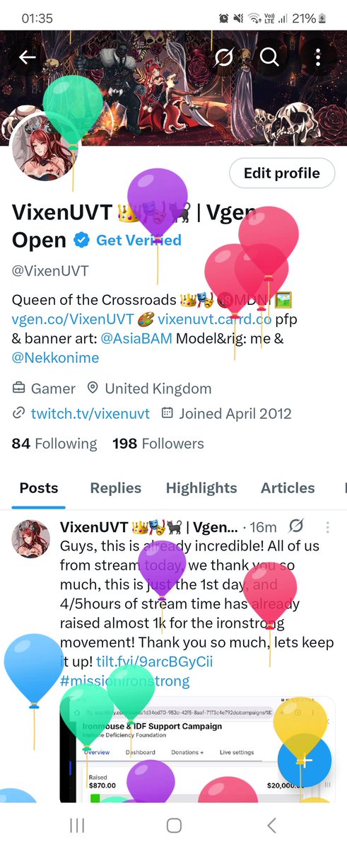 VixenUVT's tweet image. The balloons are cute. And yes, today marks my 3rd decade since my womb eviction, i wonder how the day will go. #birthdaygirl