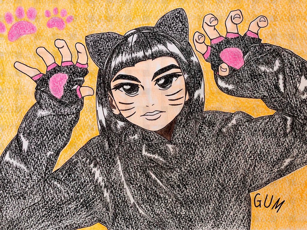 Gum1214's tweet image. #女の子のイラストだけで興味を持ってくれる方へ届け
女の…子？？
まあ女子です！！

#イラスト 
#創作女子