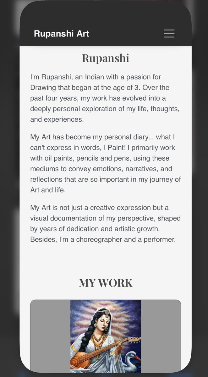 Saksham_can's tweet image. Just deployed my first ever project – an Art Portfolio Website!
🖼️ Built a custom Admin Panel,
🔐 Added Authentication,
🛠️ Node.js + MongoDB backend,
🎨 Bootstrap frontend.
Fully deployed and live!

🔗 Check it out: rupanshi-art.onrender.com
#WebDev #MERN #Bootstrap