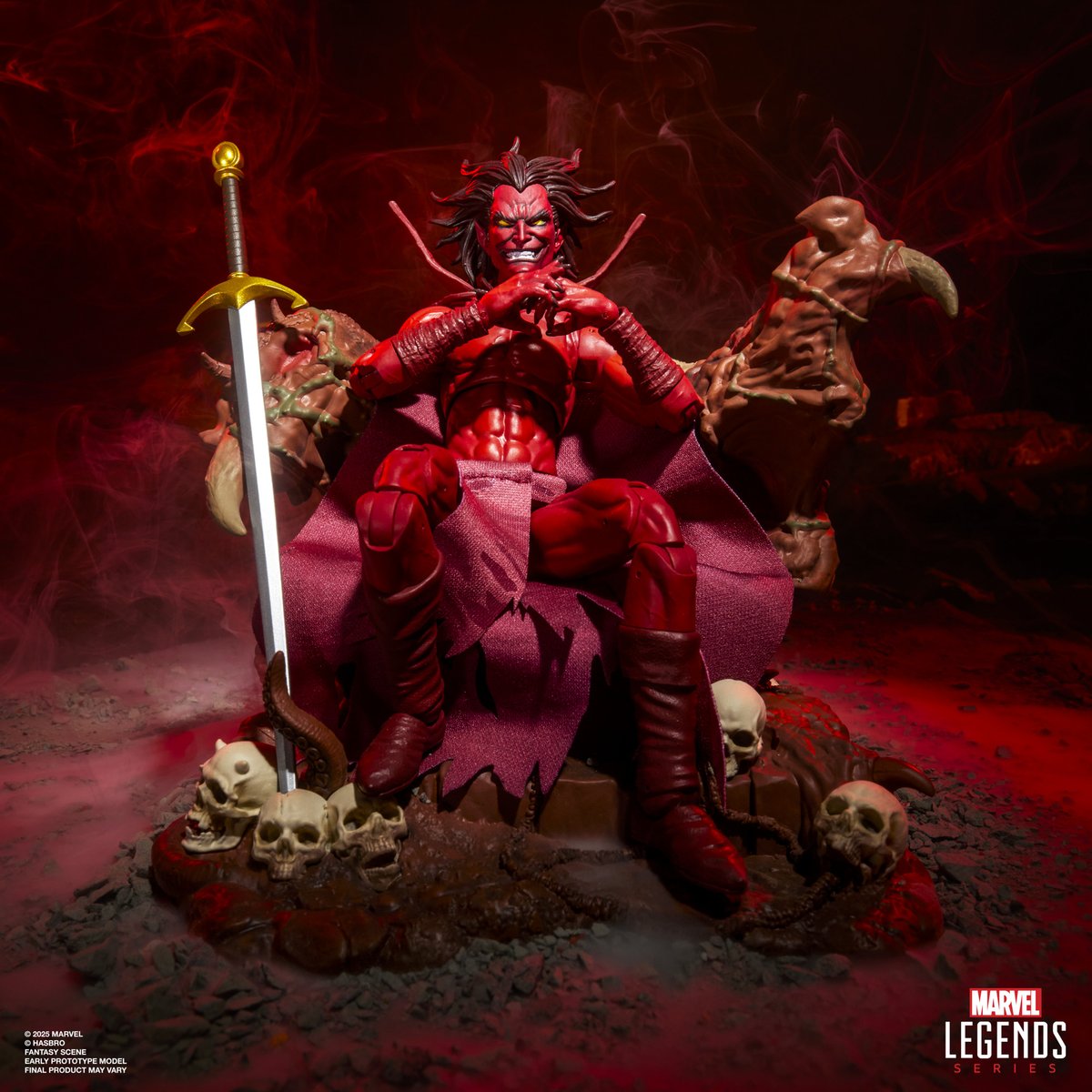 ShootingtheG's tweet image. Big reveal today for Marvel Legends! Here are my photos of MEPHISTO! Im always looking for opportunities to sprinkle some diorama photography into Marvel Legends reveals

I know he&apos;s been requested for some time now

#hasbroemployee #MarvelLegends #toyphotography #SDCC #SDCC2025