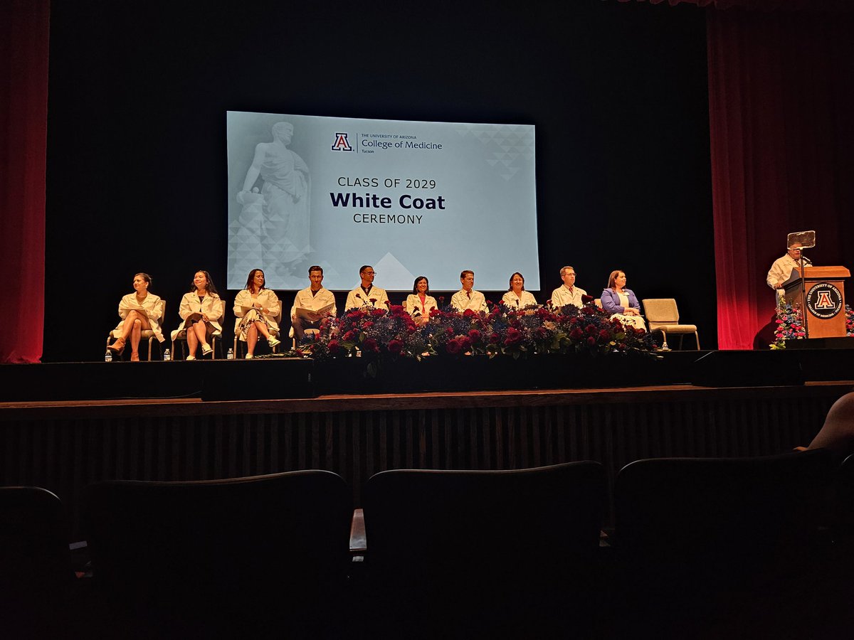<a href="/UAZMedTucson/">UA College of Medicine – Tucson</a> white coat ceremony. <a href="/UAZ_MDPHD/">UACOM-T Medical Scientist Training Program 🌵</a> <a href="/heshamasadek/">Hesham Sadek</a> <a href="/UAZHeart/">UArizona Sarver Heart Center</a>