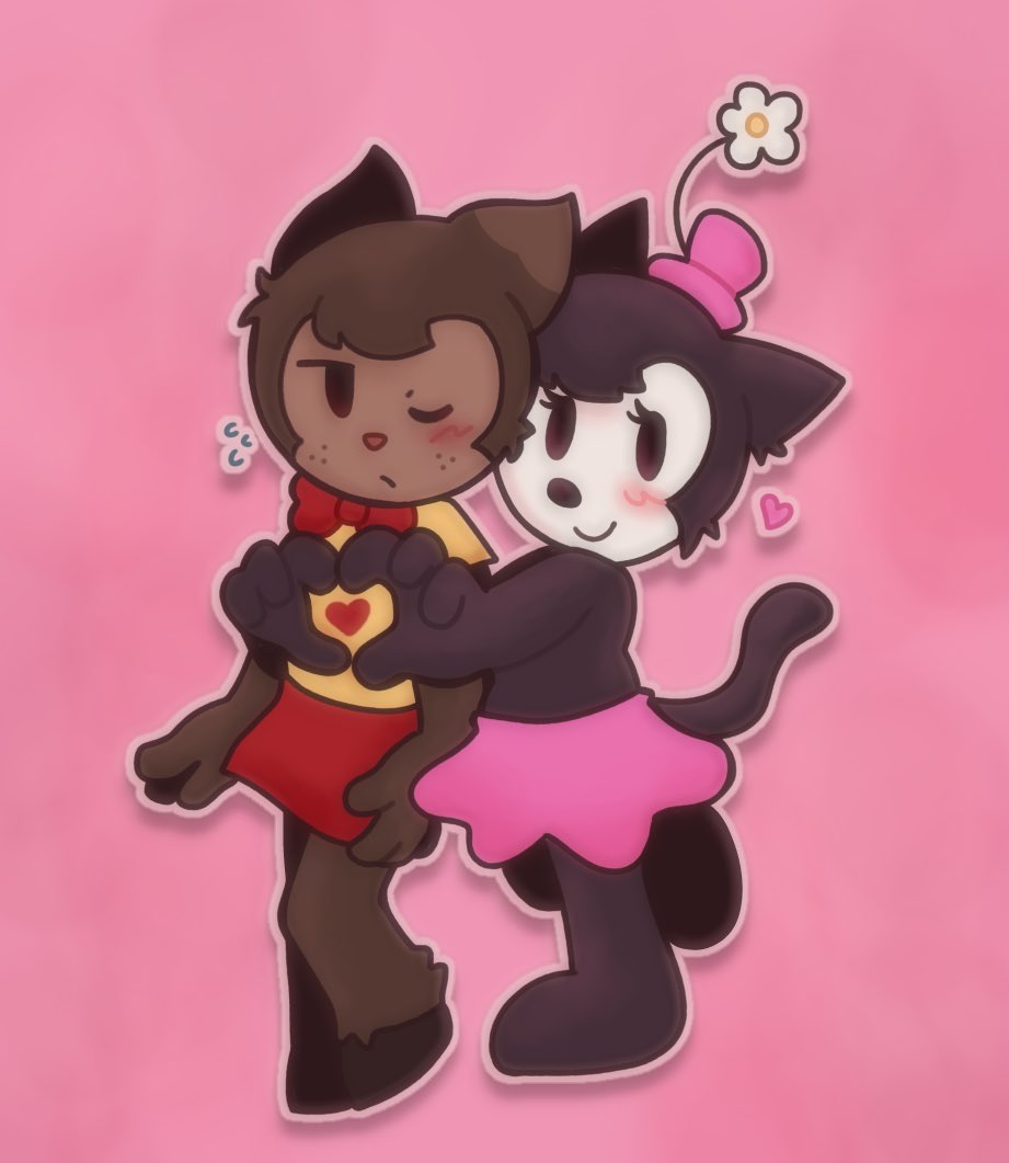 robotv0id's tweet image. fallenpetals art again wow 🦌💗🐈‍⬛

#selfship #yumeship