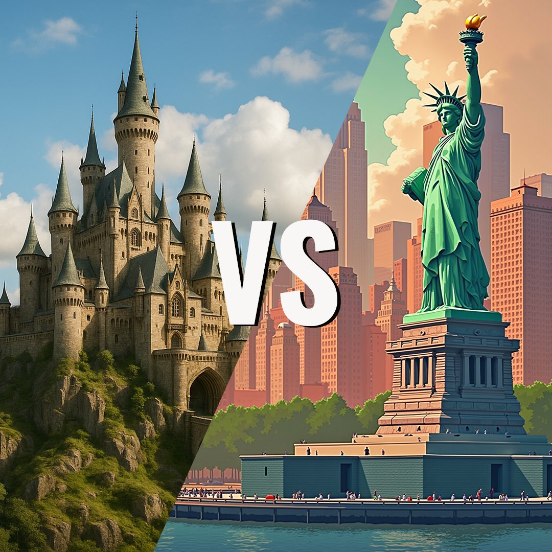 PlayChoices's tweet photo. Drop your pick below 👇
🔁 Castle 🏰 or ❤️ NYC 🗽 https://t.co/sRh4drAU1P