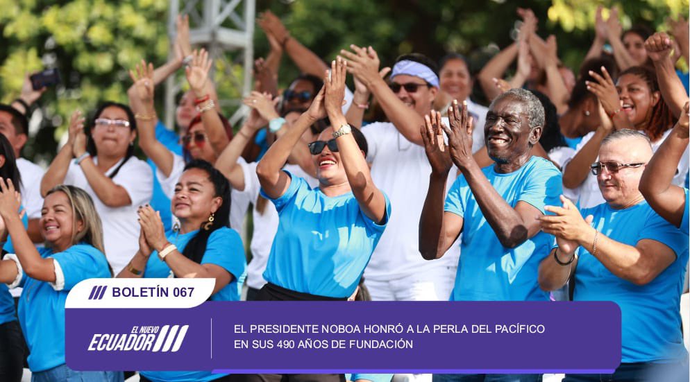 ComunicacionEc's tweet image. BOLETÍN | #ElNuevoEcuador  🇪🇨

Los 490 años de fundación de Guayaquil es una insignia de libertad para el país. El Gobierno Nacional organizó esta tarde, 25 de julio de 2025, el Festival Cultural es Tiempo de Guayaquil.

📰➡️comunicacion.gob.ec/el-presidente-…