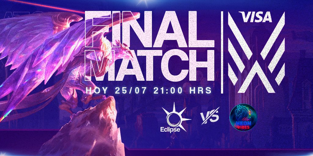 Acompáñanos hoy en la final de LAN de la <a href="/LigaValkyria/">VISA Valkyria | #VVK💜</a> a las 21 MX

Sintoniza twitch.tv/ayanneesan y vive la emoción junto a nosotras

#GoEclipse #LoLlatam #lolesports