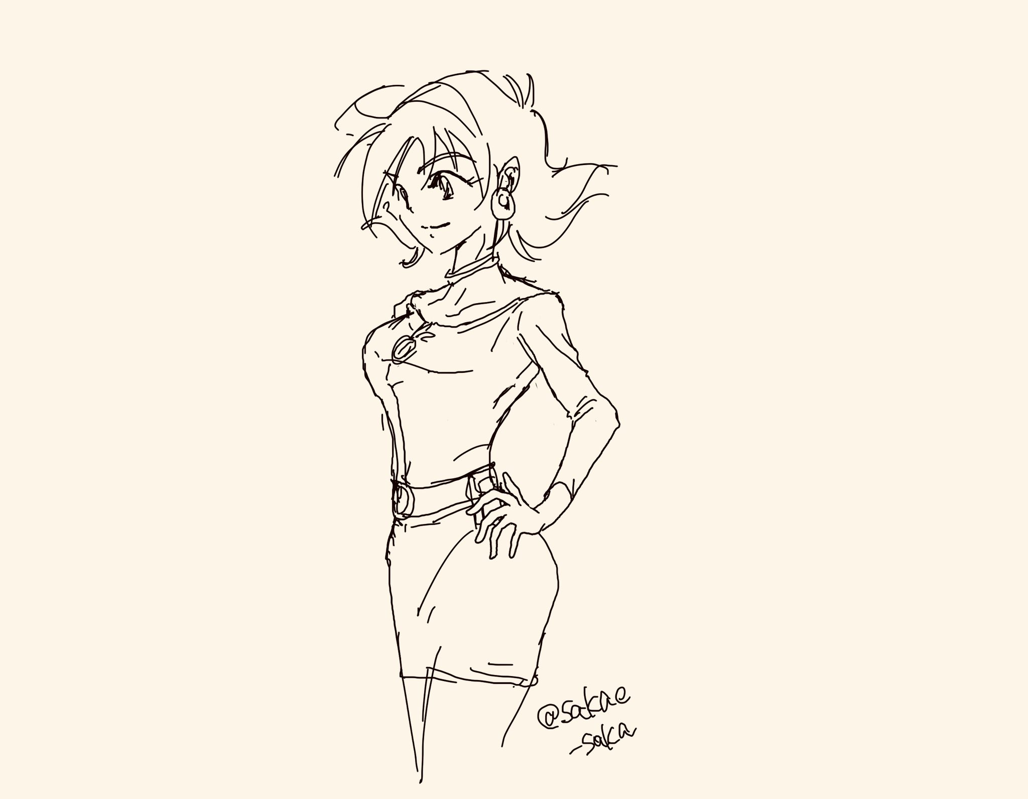 さ*て様 闇散らかした時に描いた絵 ら^ - ibisPaint
