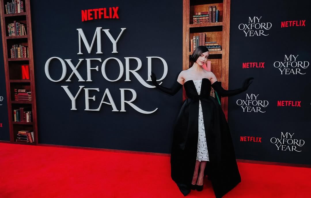SofiaCarson's tweet image. My Oxford Year Premiere Night ♥️ be still my beating heart. . . !!! @netflix