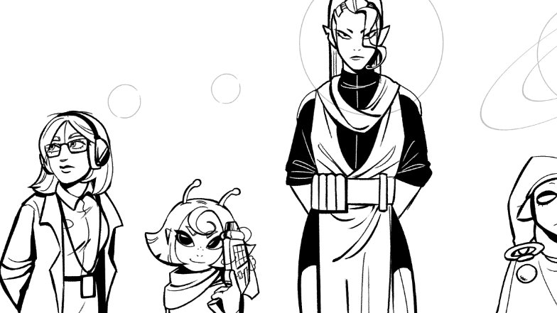 en estos instantes me ando peleando con el diseño de personajes