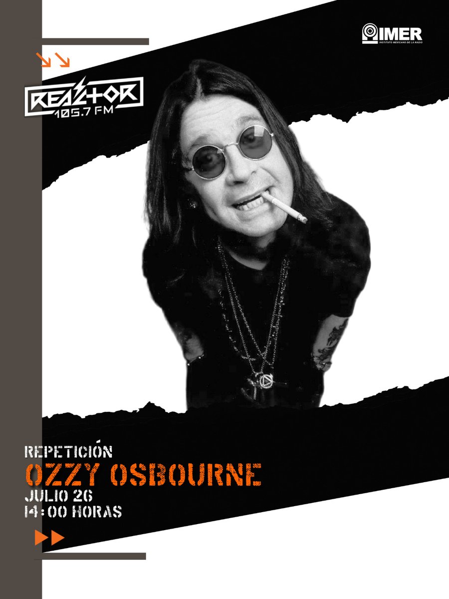 Reactor105's tweet image. No se pierdan la repetición del especial sobre la vida y obra de #OzzyOsbourne &quot;Príncipe de las Tinieblas&quot;🦇

Escuchen a  @padarevolver, @lucilazetina, @IsmaelFiloso y @castillof63 en esta entrega de los Especiales de Reactor que va al aire hasta las 16 horas
